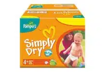 Comprendre les différences entre toutes les couches pampers : simply dry, baby dry et premium protection’