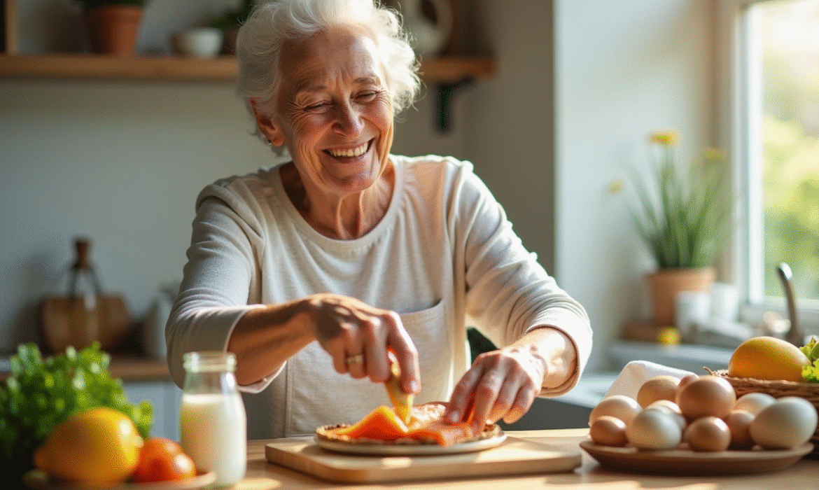 Les aliments à privilégier pour une meilleure absorption de la vitamine D chez les seniors