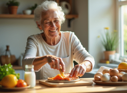 Les aliments à privilégier pour une meilleure absorption de la vitamine D chez les seniors