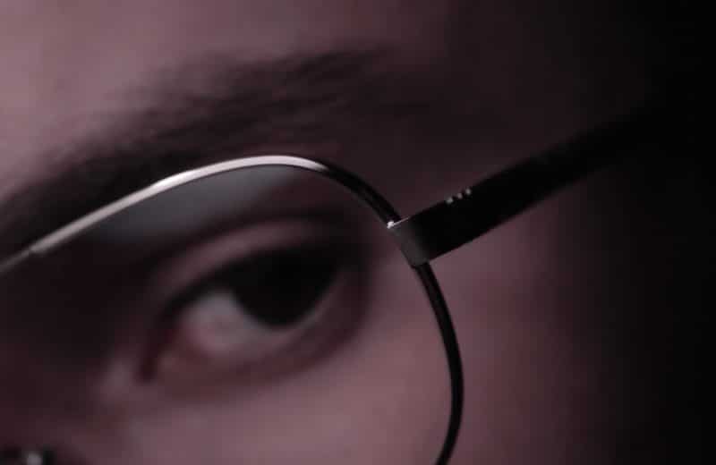photo of person wearing eyeglasses