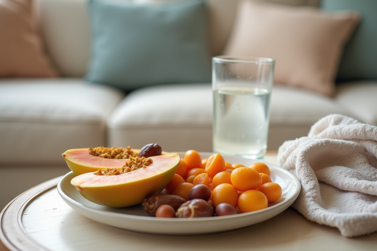 Assiette de fruits pour favoriser l